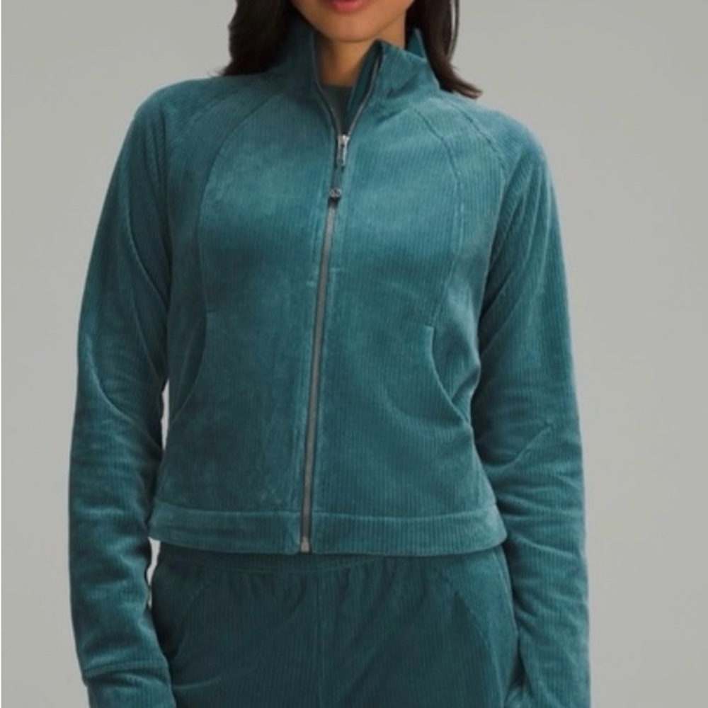 Lululemon Scuba Track Jacket *Velvet Cord - Picture 2 of 7